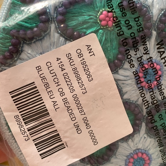Anthropologie under the sea purse new with tags - Picture 5 of 5